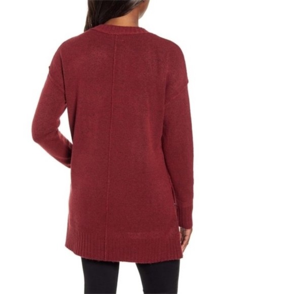 Caslon Women's Side Snap Tunic Sweater - Picture 2 of 6